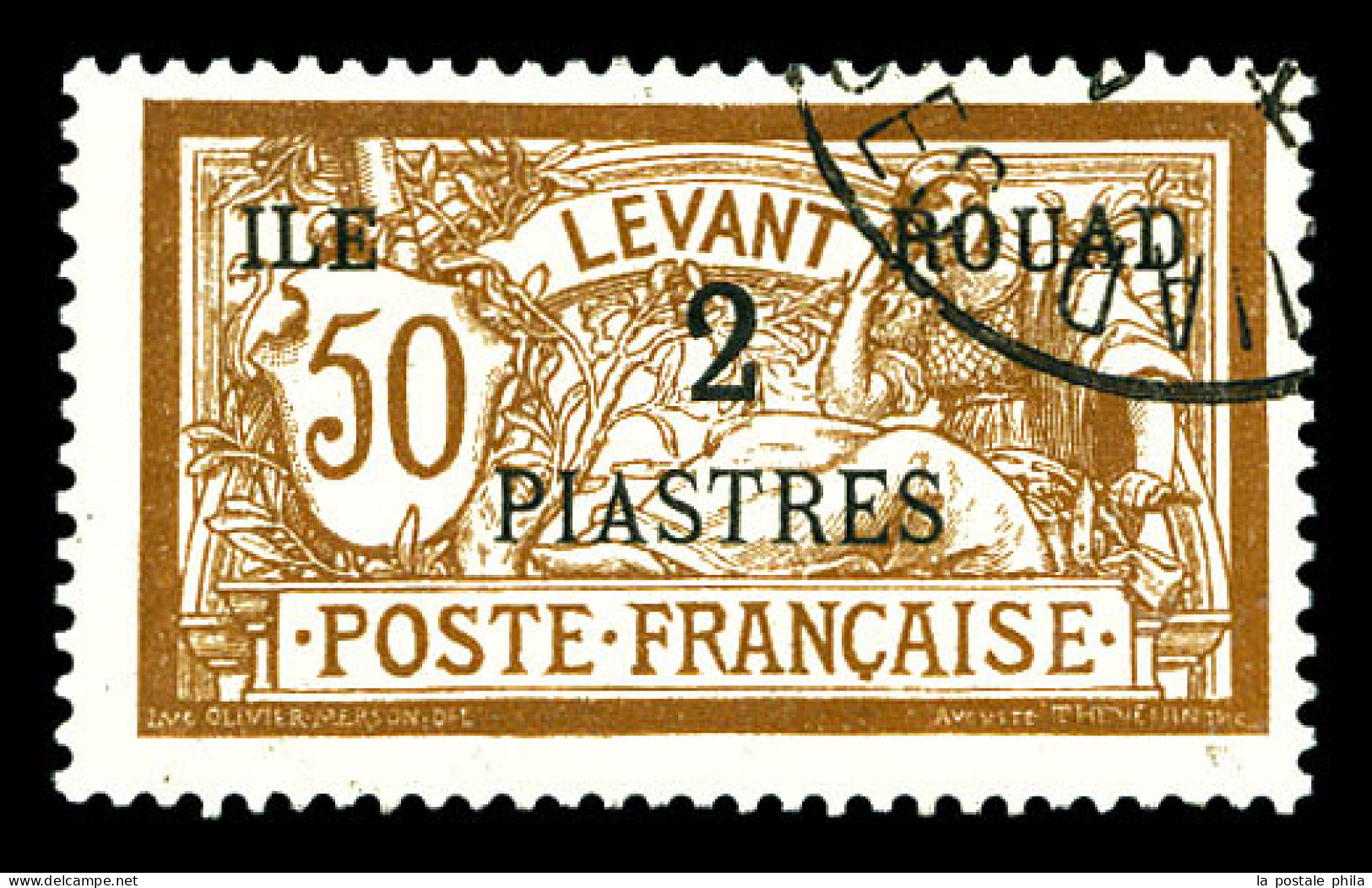 O N°14a, 2 Pi Sur 50c: Sans Teinte De Fond. TTB  Qualité: Oblitéré  Cote: 280 Euros - Used Stamps