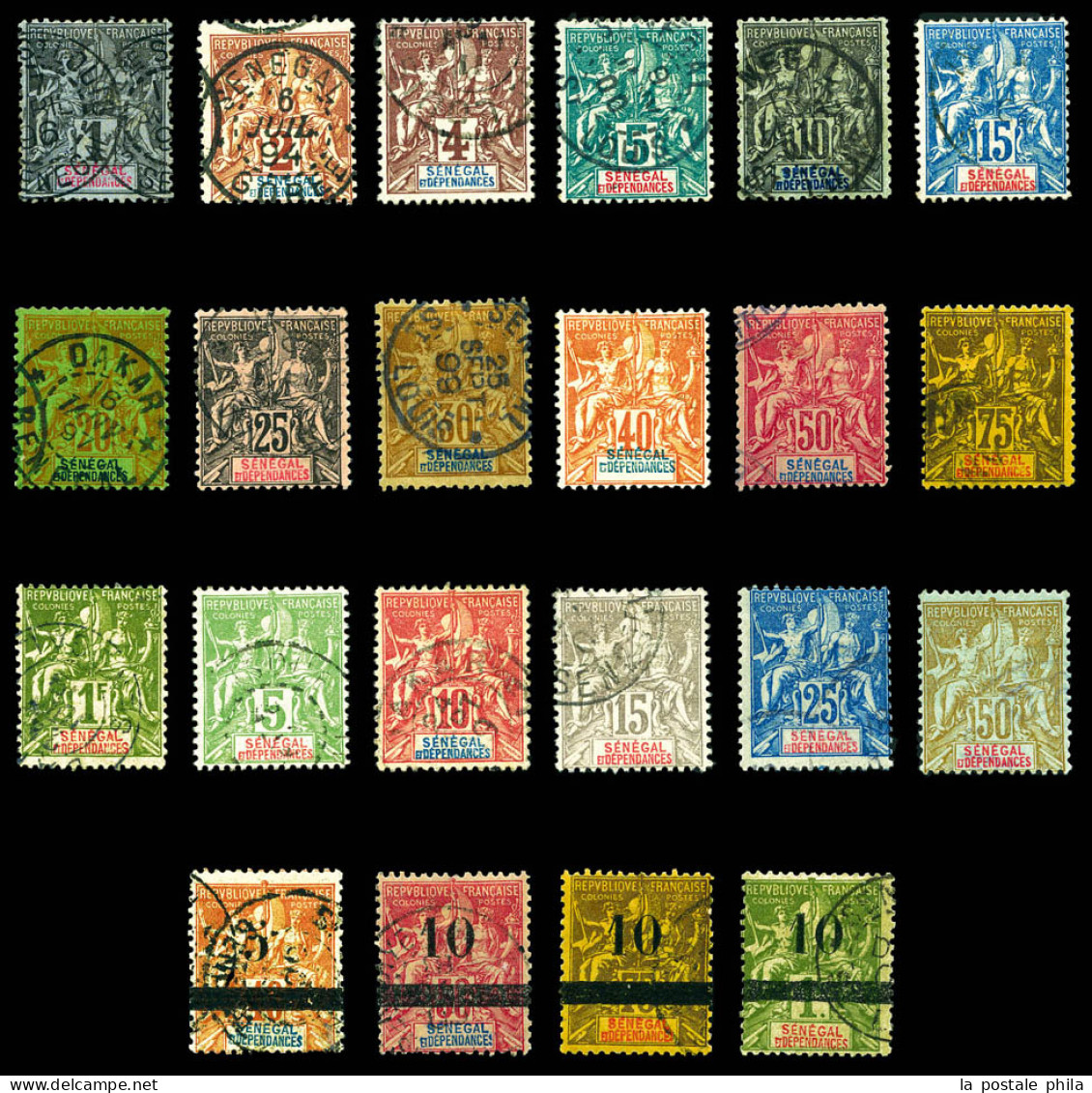 O N°8/29, Les 3 Série TB  Qualité: Oblitéré  Cote: 518 Euros - Unused Stamps