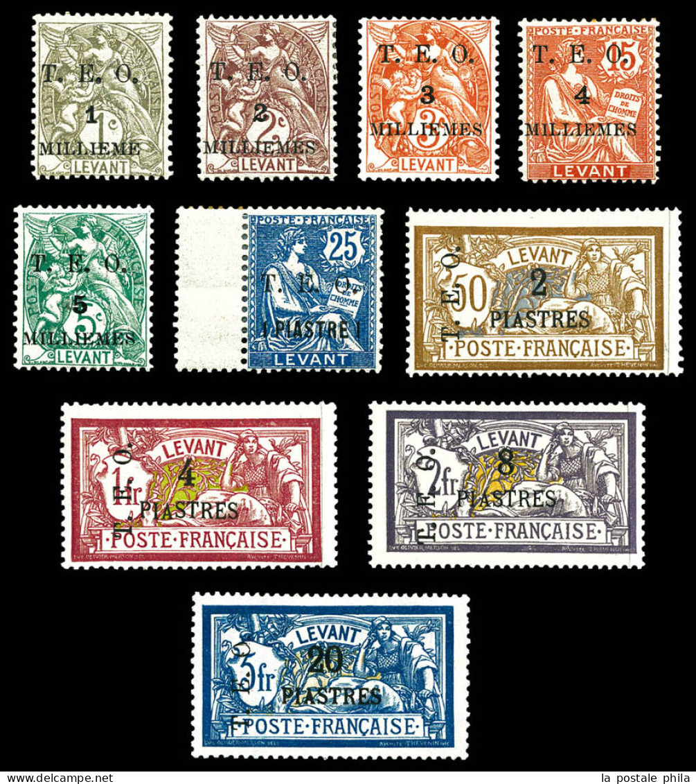 * N°11/20, Série Complète, Les 10 Valeurs TB (signé Calves/certificat)  Qualité: *  Cote: 550 Euros - Unused Stamps