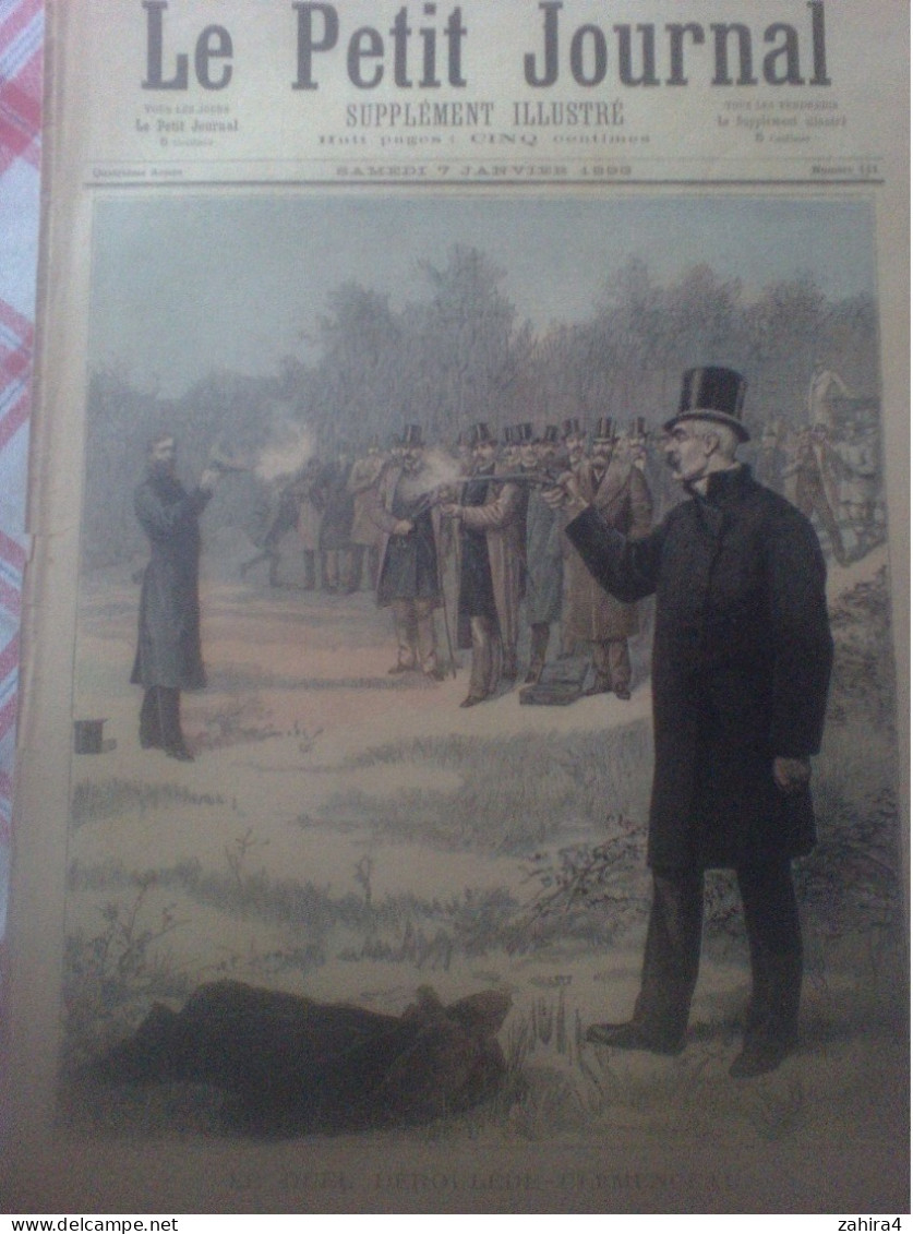 Le Petit Journal 111 Duel Déroulède-Clémenceau La Galette Propos Fête Des Rois Partition Vous Avez Perdu Barateau Arnaud - Riviste - Ante 1900