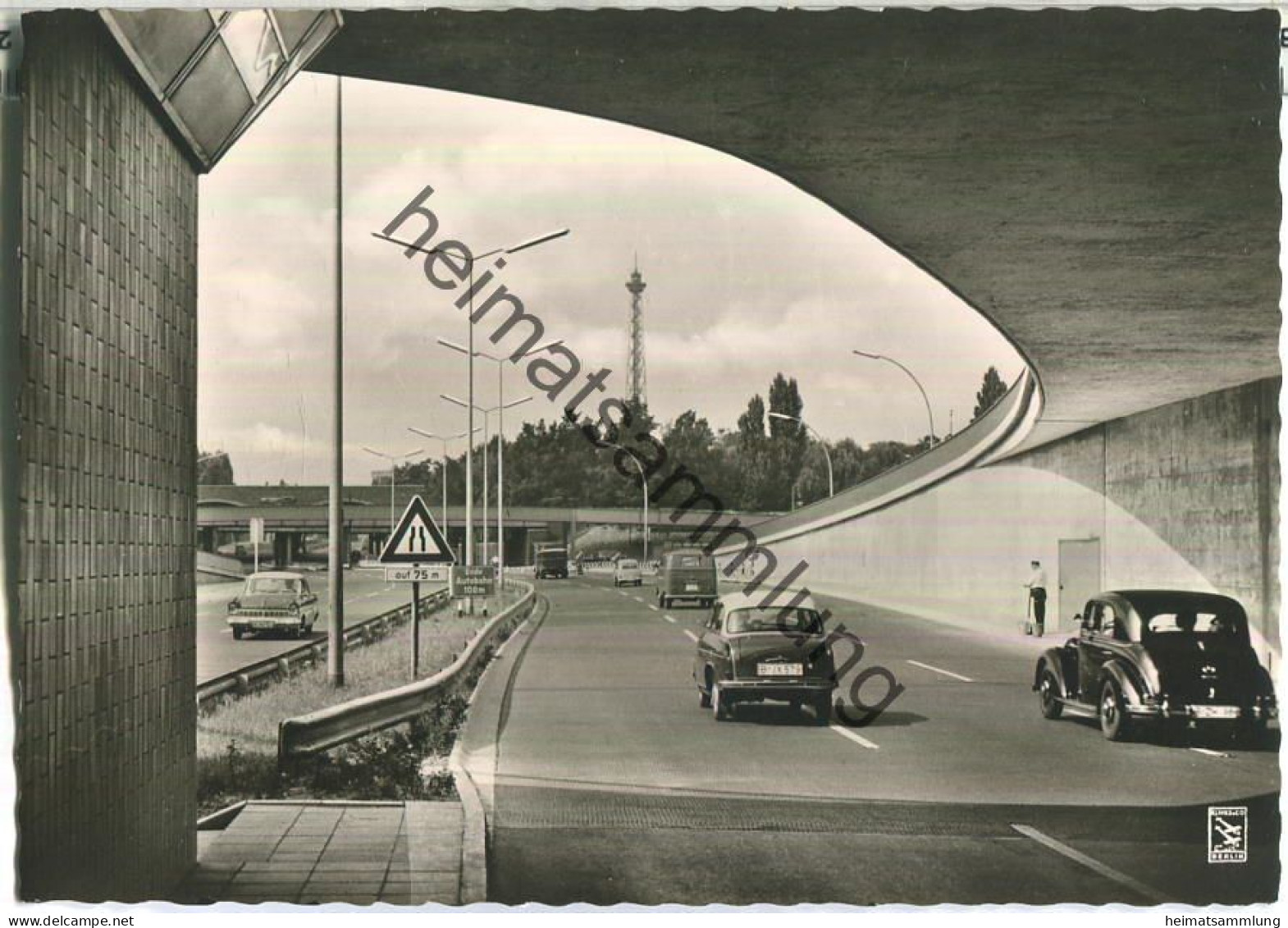 Berlin - Stadtautobahn - Foto-Ansichtskarte - Verlag Klinke & Co. Berlin - Charlottenburg