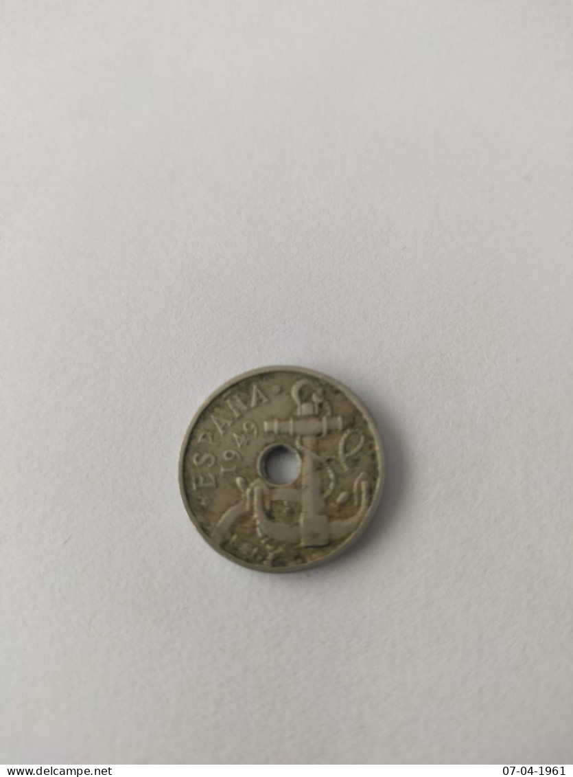 Moneda De 50 Céntimos Del Año 1949 Nacionalita - 50 Centesimi