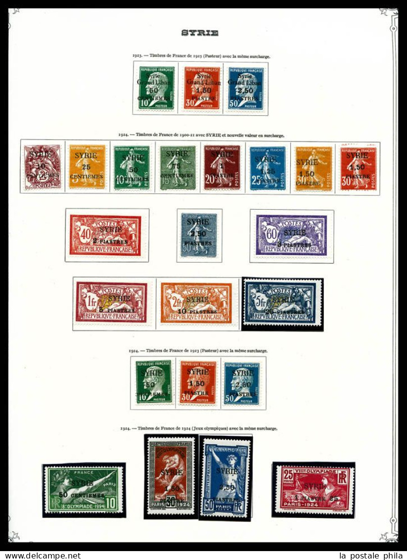 * 1920-1945: POSTE/PA/TAXE, Collection Assez Fournie Présentée Sur Pages Yvert. TTB  Qualité: *  Cote: 3798 Euros - Unused Stamps