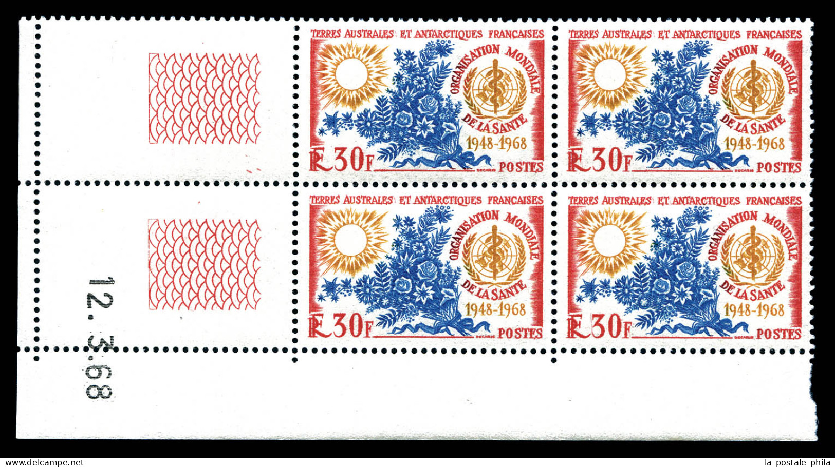 ** N°26/27, Les 2 Valeurs En Blocs De 4 Cdf Datés. TTB  Qualité: ** - Unused Stamps