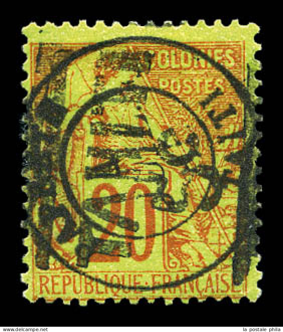 O N°4b, 5c Sur 20c: Surcharge Oblique De Bas En Haut. TTB (certificat)  Qualité: Oblitéré  Cote: 440 Euros - Used Stamps