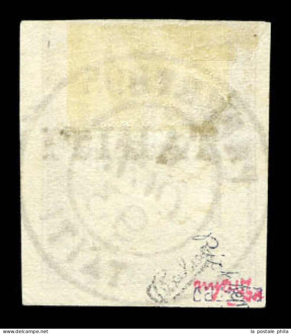 * Taxe N°25, 1f Marron, Tirage 200 Exemplaires, Jolie Pièce. SUP (signé Calves/certificat)  Qualité: *  Cote: 750 Euros - Used Stamps