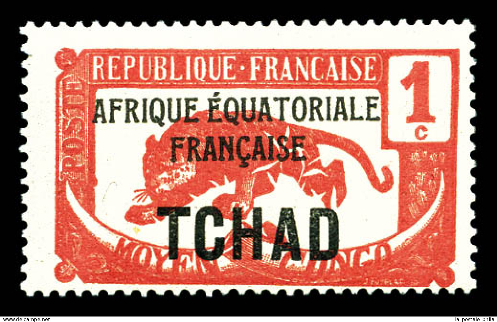 * N°19c, 1c Rouge: Sans Teinte De Fond. SUP  Qualité: *  Cote: 390 Euros - Unused Stamps