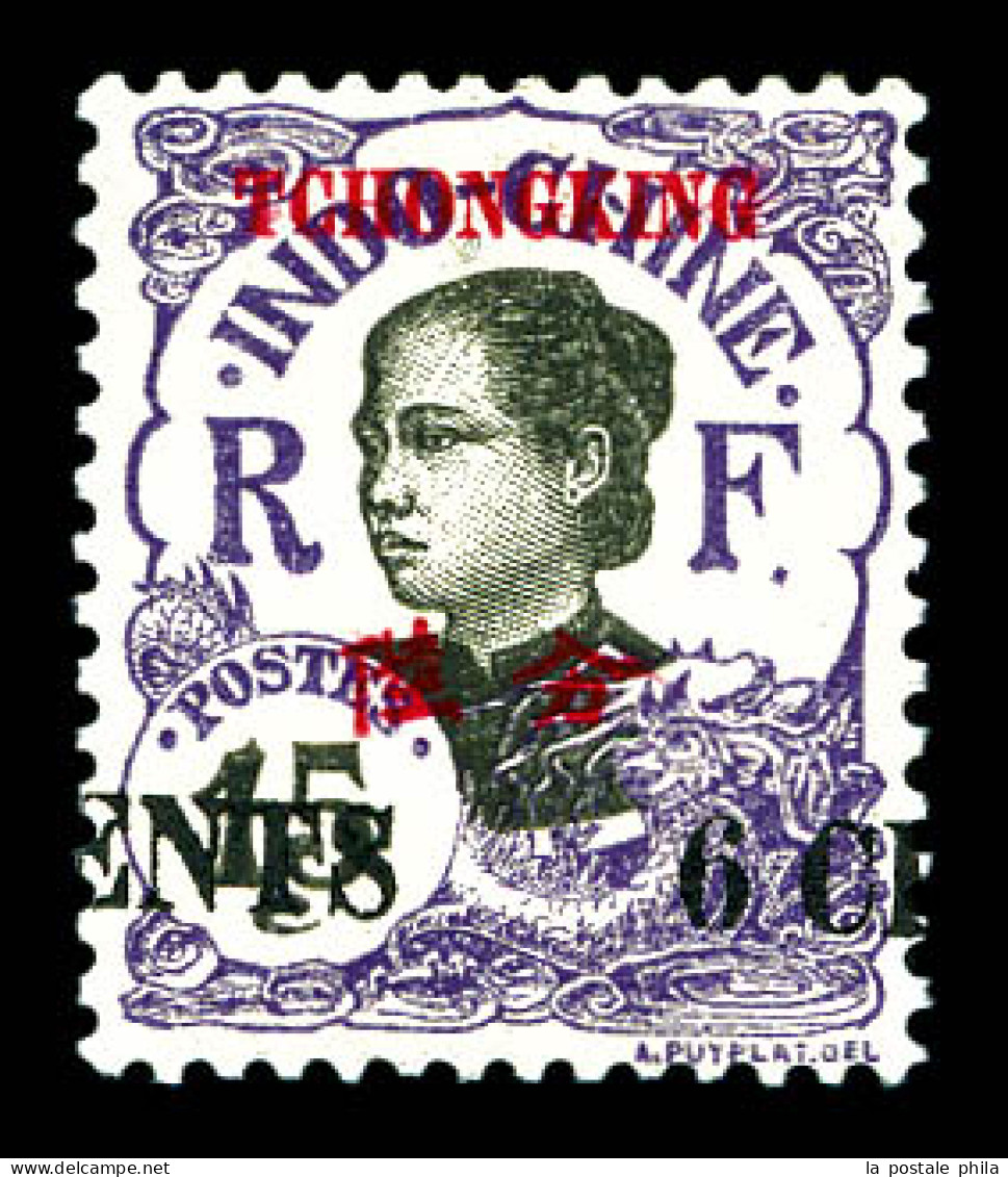 ** N°87a, 6c Sur 15: Surcharge à Cheval. TB  Qualité: **  Cote: 200 Euros - Unused Stamps