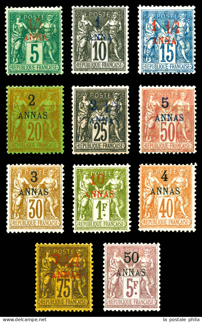 * N°1/11, Série Complète, Les 11 Valeurs SUP. R. (certificat)  Qualité: *  Cote: 1460 Euros - Unused Stamps