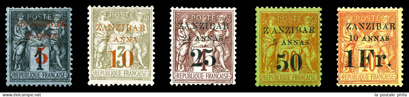 * N°12/16, Les 5 Valeurs SUP. R.R. (certificat)  Qualité: *  Cote: 1740 Euros - Unused Stamps