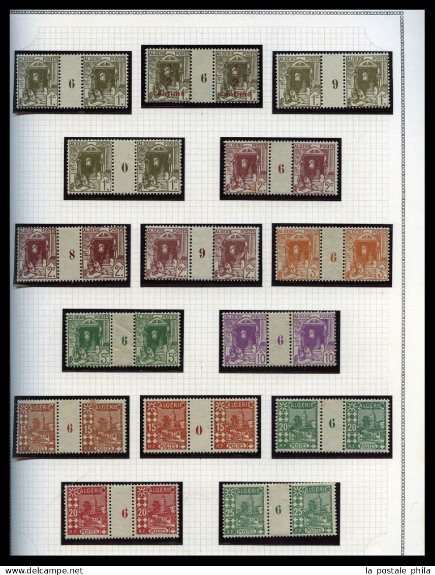 * Collection présentée en 6 Albums MOC: de Colonies Générales à Zanzibar, Colis Postaux, variétés, Millésimes, Blocs, pr