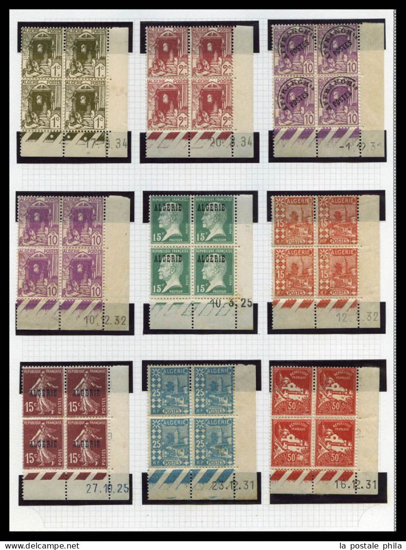 * Collection présentée en 6 Albums MOC: de Colonies Générales à Zanzibar, Colis Postaux, variétés, Millésimes, Blocs, pr