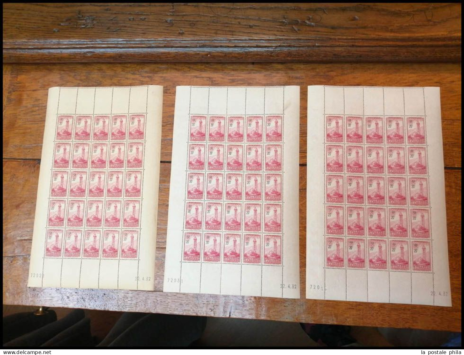 ** ANDORRE FRANCAIS: 1931-1964, POSTE/PA/TAXE : Stock de FEUILLES et PANNEAUX classé par multiples. COTE: 194 424 € !!!