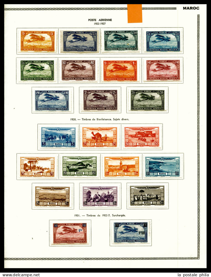 * MAROC: POSTES LOCALES Et BUREAU FRANCAIS, 1894/1955: Poste, PA. Bloc, Taxe Collection Bien Fournie. TB  Qualité: *  Co - Collezioni