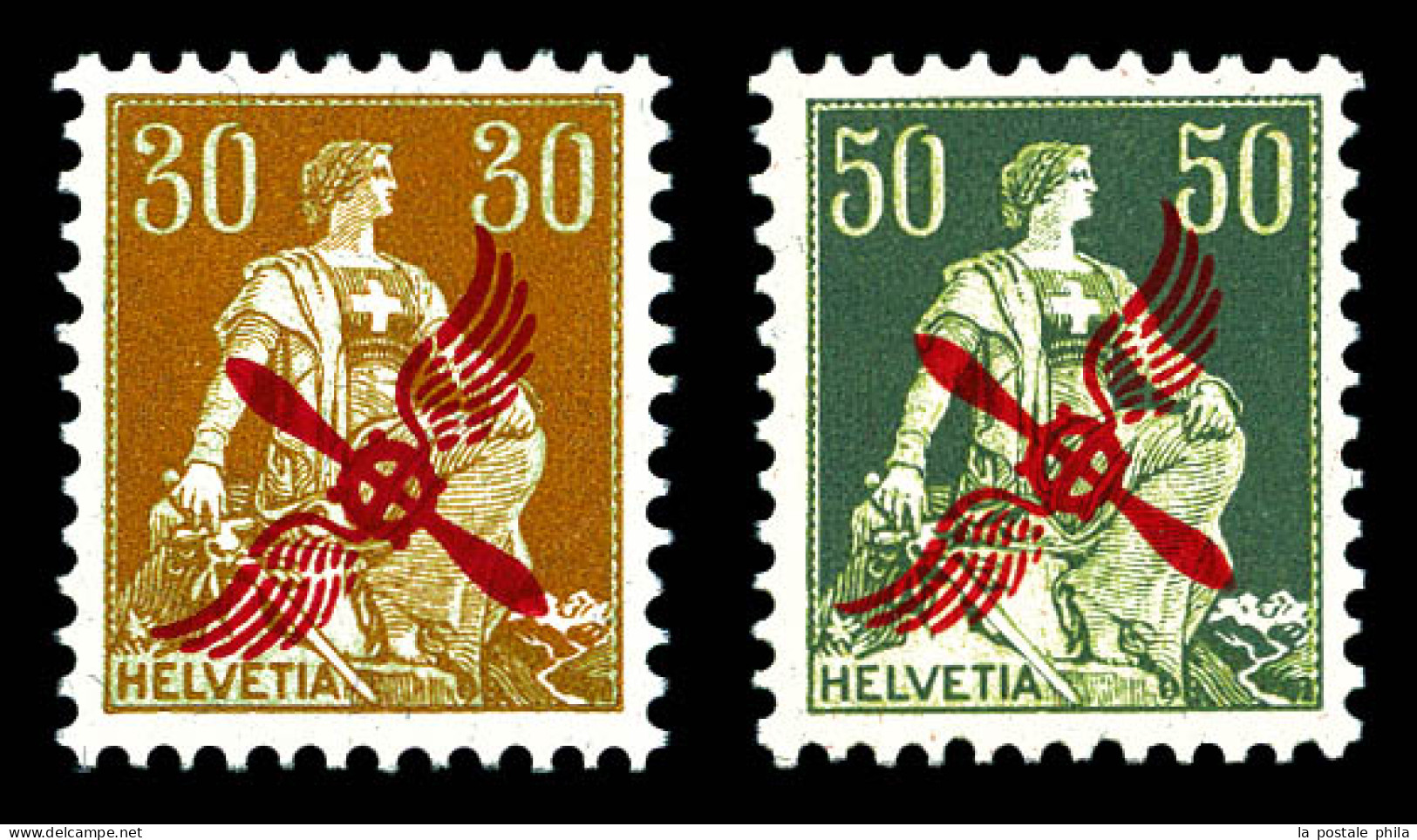 ** N°1/2, 30c Bistre Et Vert + 50c Vert Et Vert-clair. SUP  Qualité: **  Cote: 510 Euros - Unused Stamps