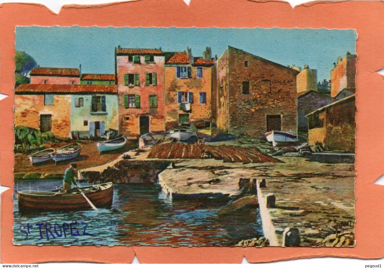 SAINT-TROPEZ (VAR)  Quartier Des Pêcheurs  DESSIN  Achat Immédiat - Saint-Tropez