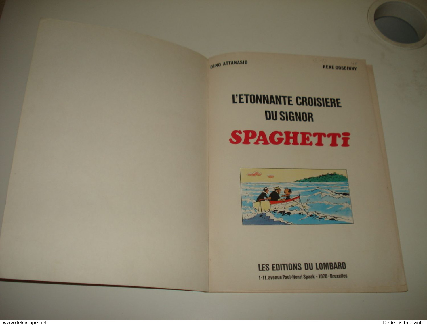 C55 /  Spaghetti N° 15 " Etonnante Croisière De Signor " Vedette 43 - EO De 1976 - Autres & Non Classés