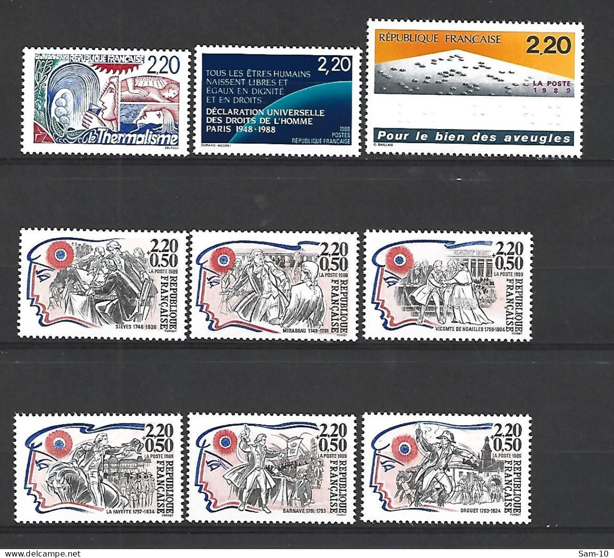 Timbre De France Neuf ** N  2556 + 2559 + 2562 + 2564 / 2569 - Unused Stamps