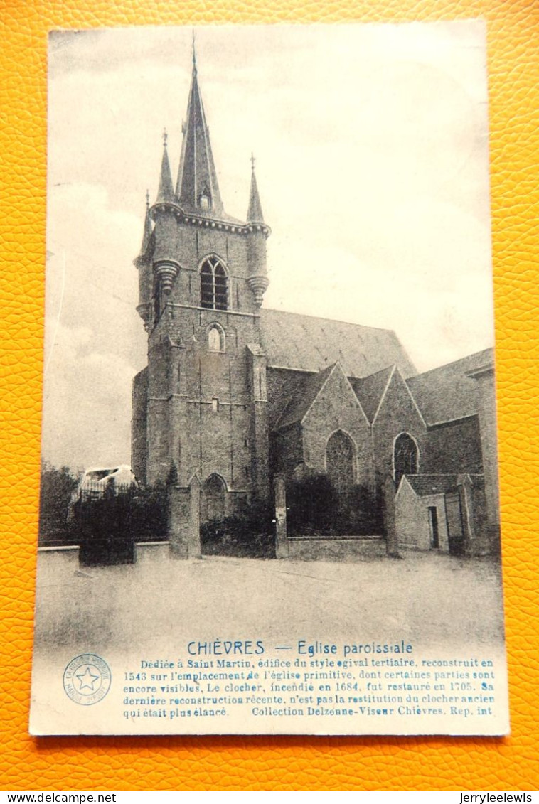 CHIEVRES   - Eglise Paroissiale  -  1920 - Chievres