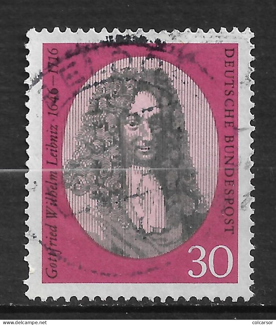 ALLEMAGNE   FÈDÉRALE N°  375 " LIEBNIZ " - Used Stamps