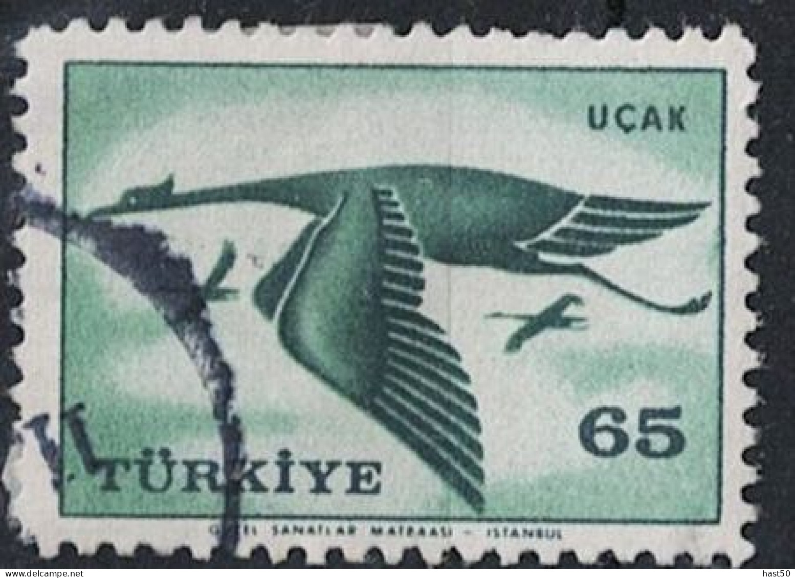 Türkei Turkey Turquie - Kranich (Grus Sp.)  (MiNr: 1661) 1959 - Gest Used Obl - Gebraucht