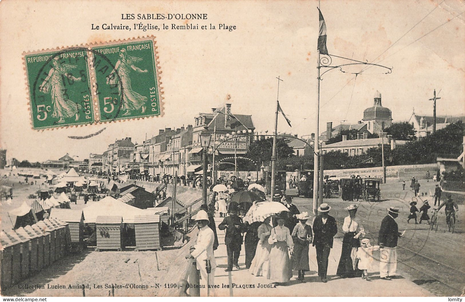 Destockage lot de 8 cartes postales CPA Vendée Saint Jean de Monts Sablaise Sables d' Olonne Noirmoutier