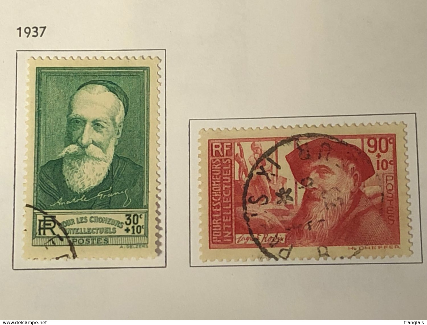Timbre 343 Et 344 Oblitéré - Used Stamps