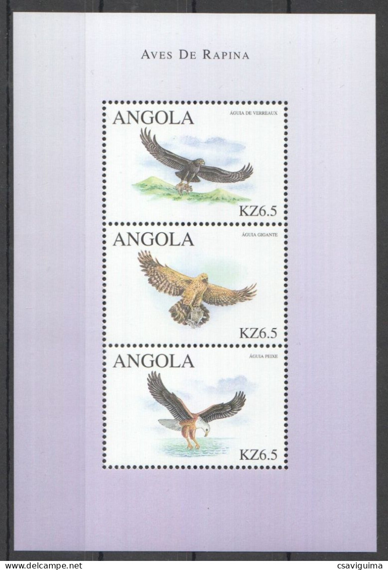 Angola - 2000 - Eagles - Yv 1363E/G - Aquile & Rapaci Diurni