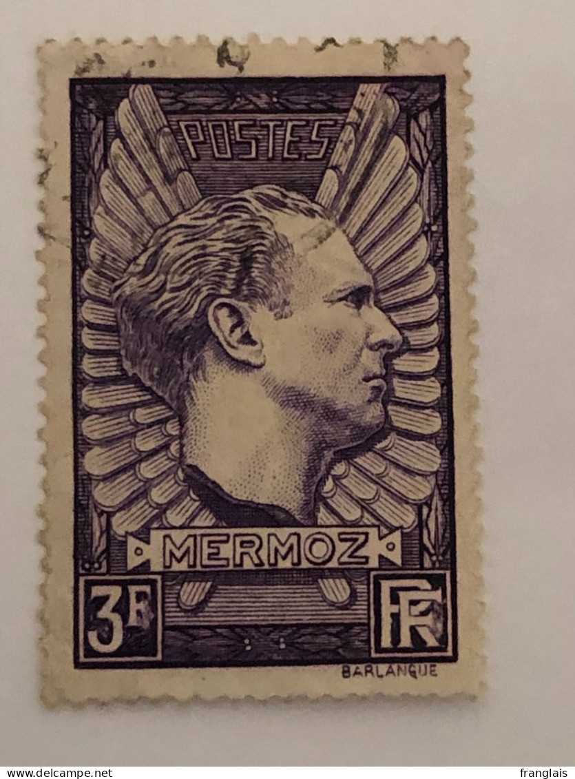 Timbre 338 Mermoz Oblitéré - Used Stamps