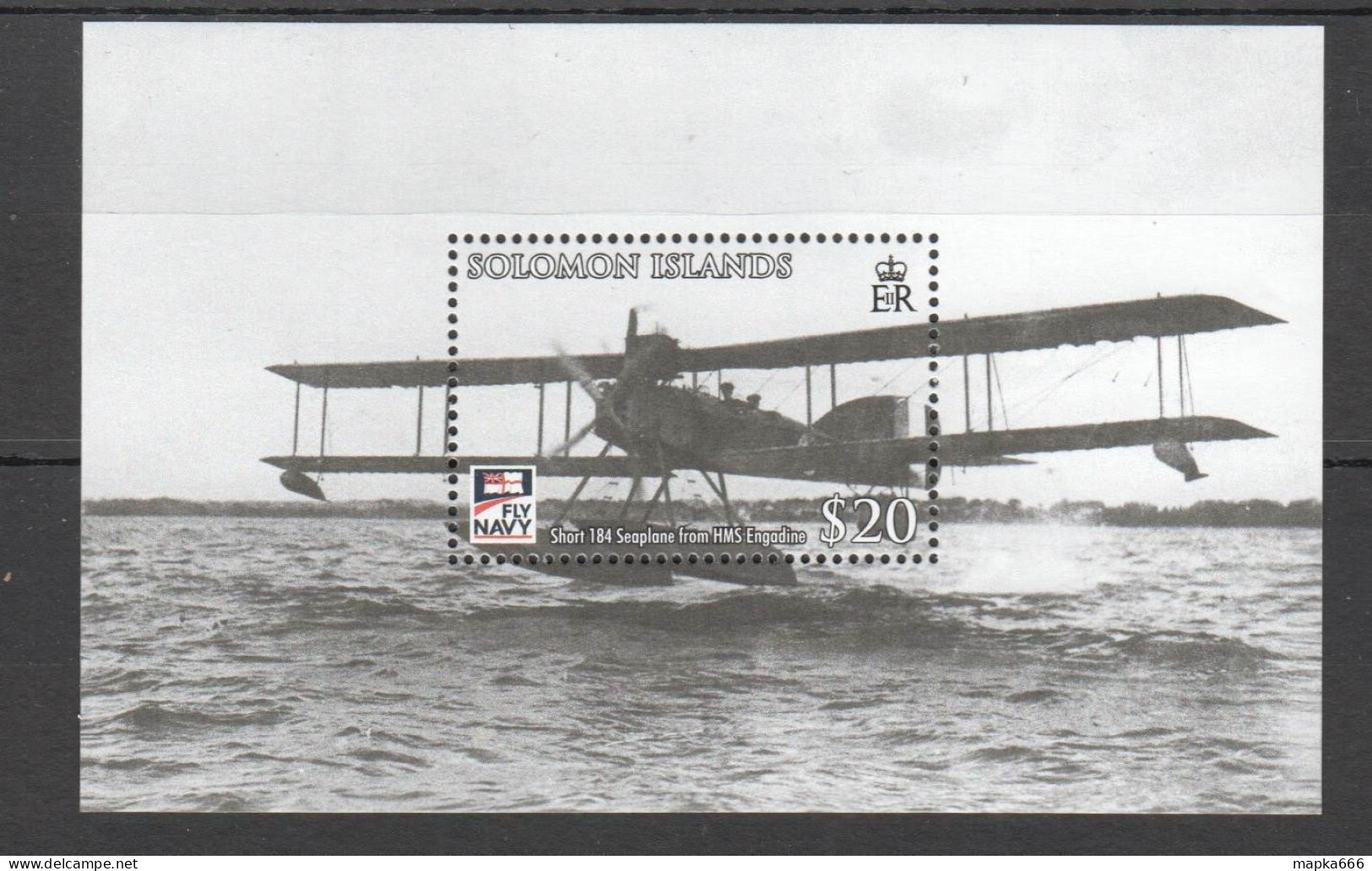 Wb359 Solomon Islands War Seaplanes Military Aviation Fly Navy Bl Mnh - Militaria