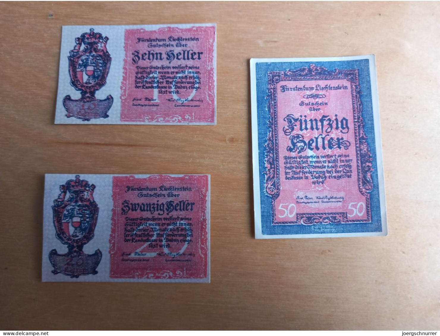 Liechtenstein - Notgeld 1920 - Bankfrisch - Liechtenstein