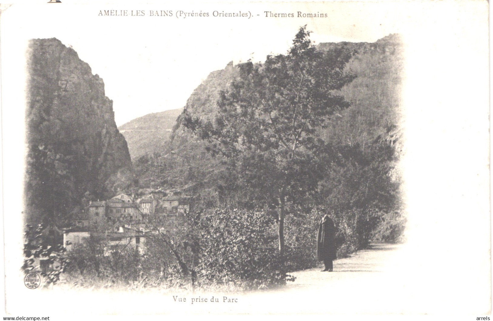 FR66 AMELIE LES BAINS - ABC Nancy - Thermes Romains - Vue Prise Du Parc - Animée - Belle - Amélie-les-Bains-Palalda