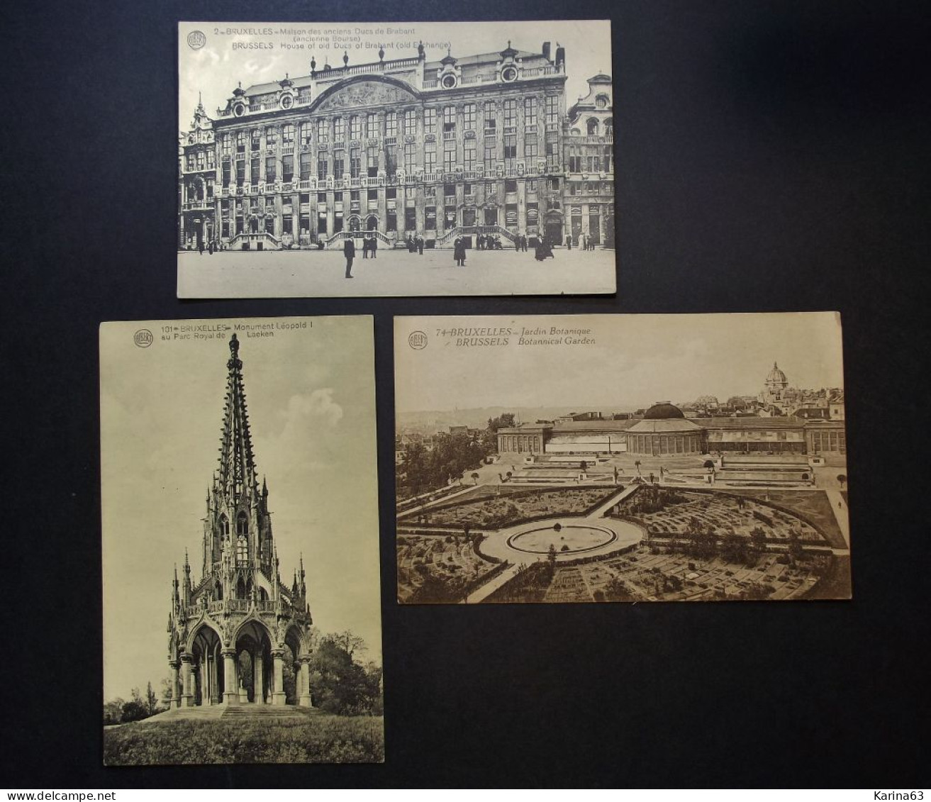 België - Belgique - Brussel  CPA - Maison Des Anciens Ducs De Brabant Monument Leopold I - Jardin Botanique  - Used - Monuments, édifices