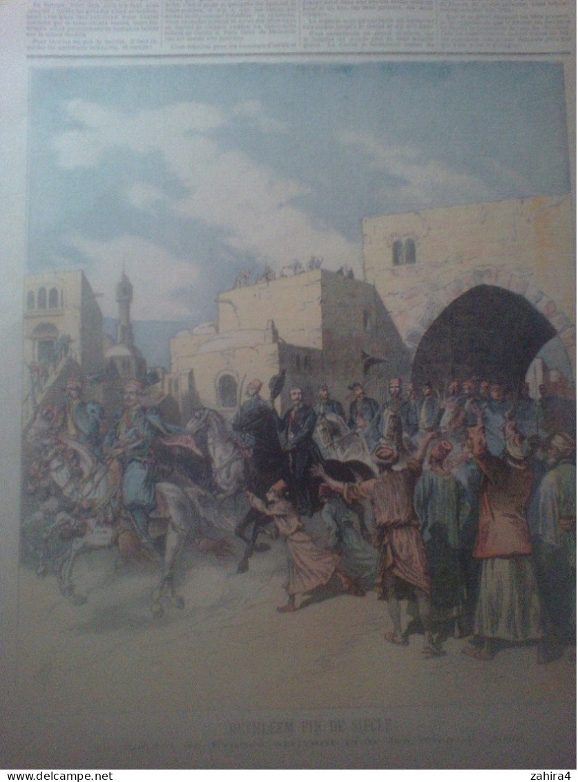 Le Petit Journal N109 Bethléem Nativité Crèche Consul France à Bethléem Partition Portrait De Marguerite Villemer Collin - Zeitschriften - Vor 1900