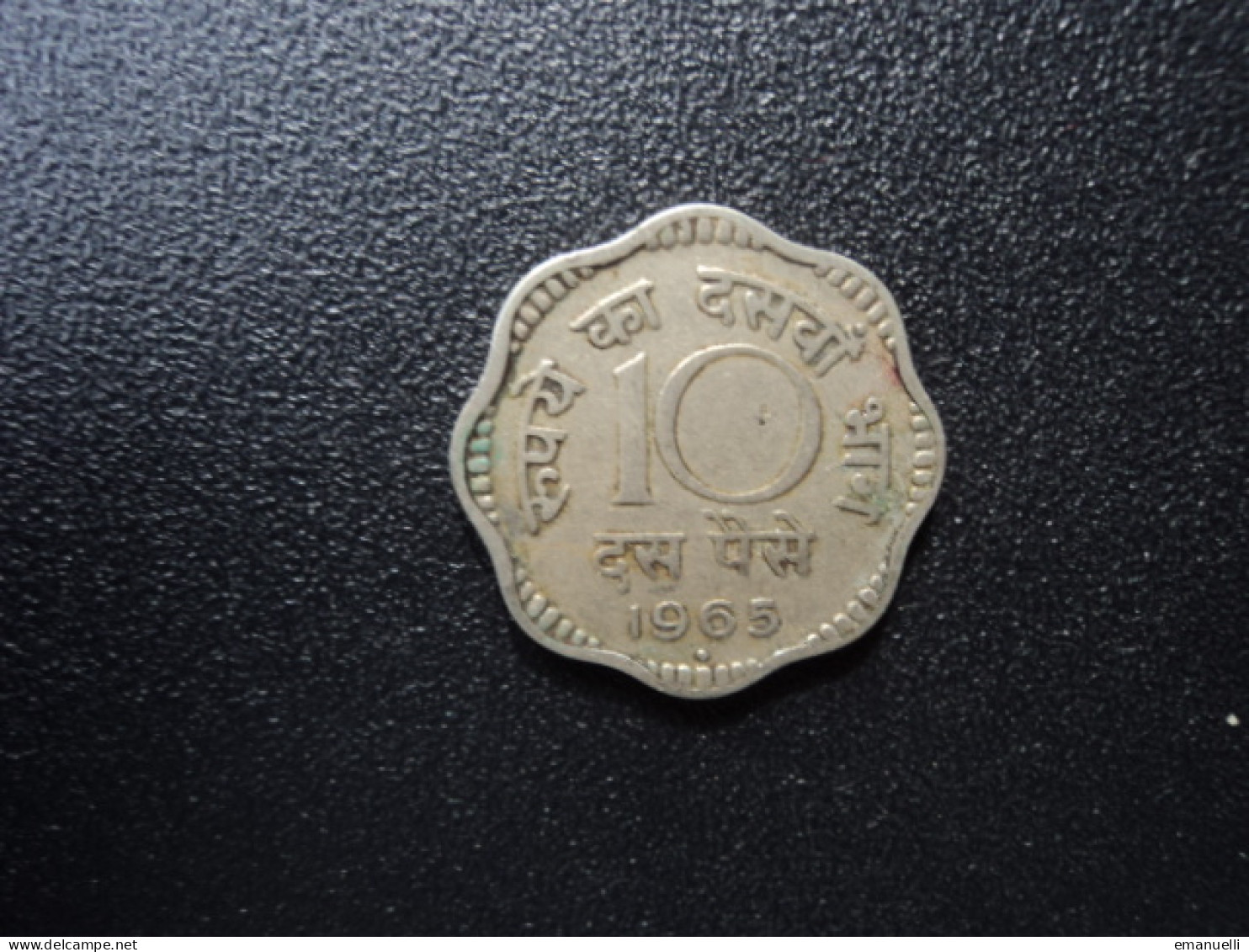 INDE : 10 PAISE   1965 (B)    KM 24.2     TB+ * - Inde