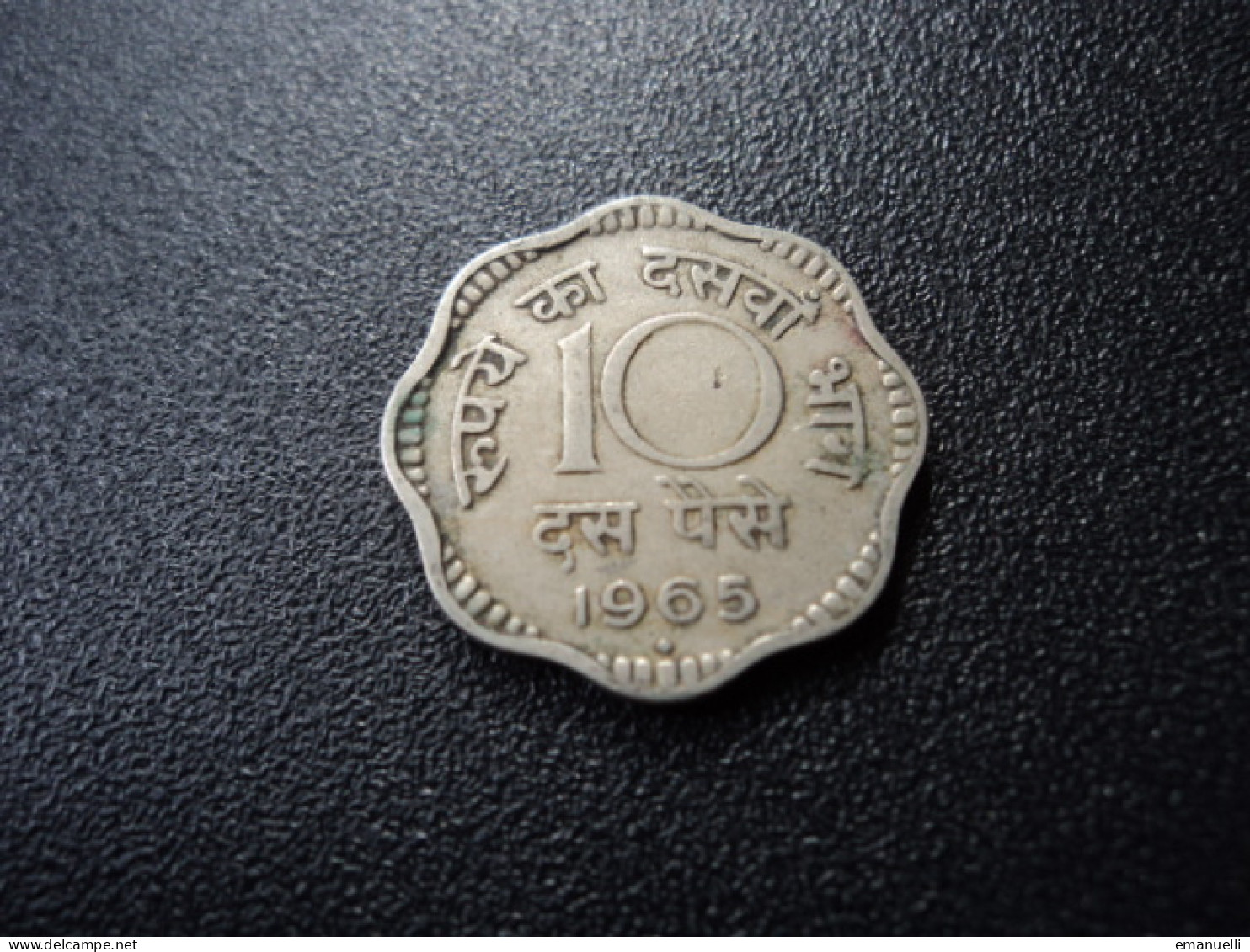 INDE : 10 PAISE   1965 (B)    KM 24.2     TB+ * - India