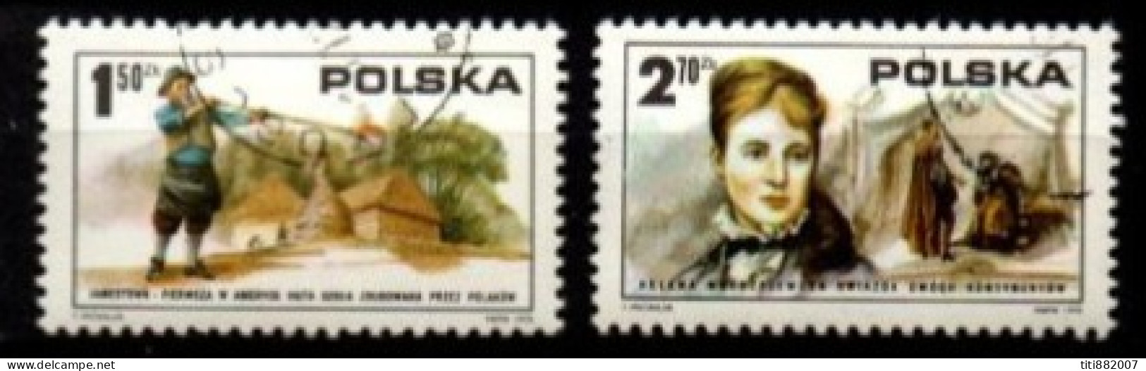 POLOGNE    -     1975  . Y&T N° 2239 / 2240  Oblitérés.   Verrerie - Used Stamps