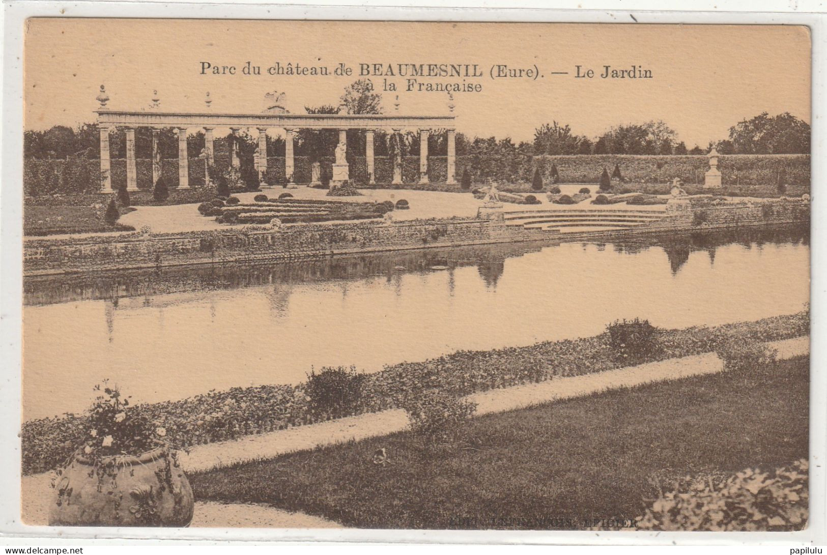 41 DEPT 27 : Parc Du Château De Beaumesnil Le Jardin A La Française : édit. ? - Beaumesnil