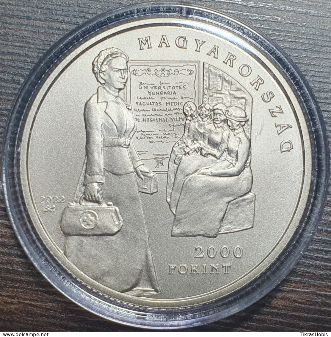 Hungary 2000 Forns, 2022 100 Vilma Hugonnai UC332 - Ungheria