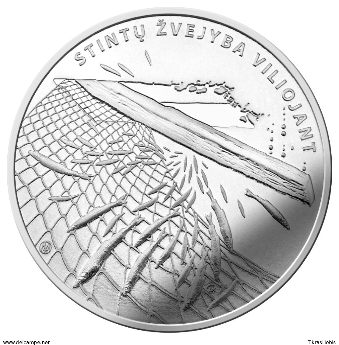 Lithuania 1,50 Euro, 2019 Stint Fishing In Enticing - Lithuania