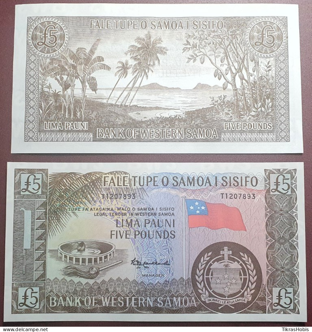 Western Samoa 5 Pounds, 2020 P-15cs - Samoa