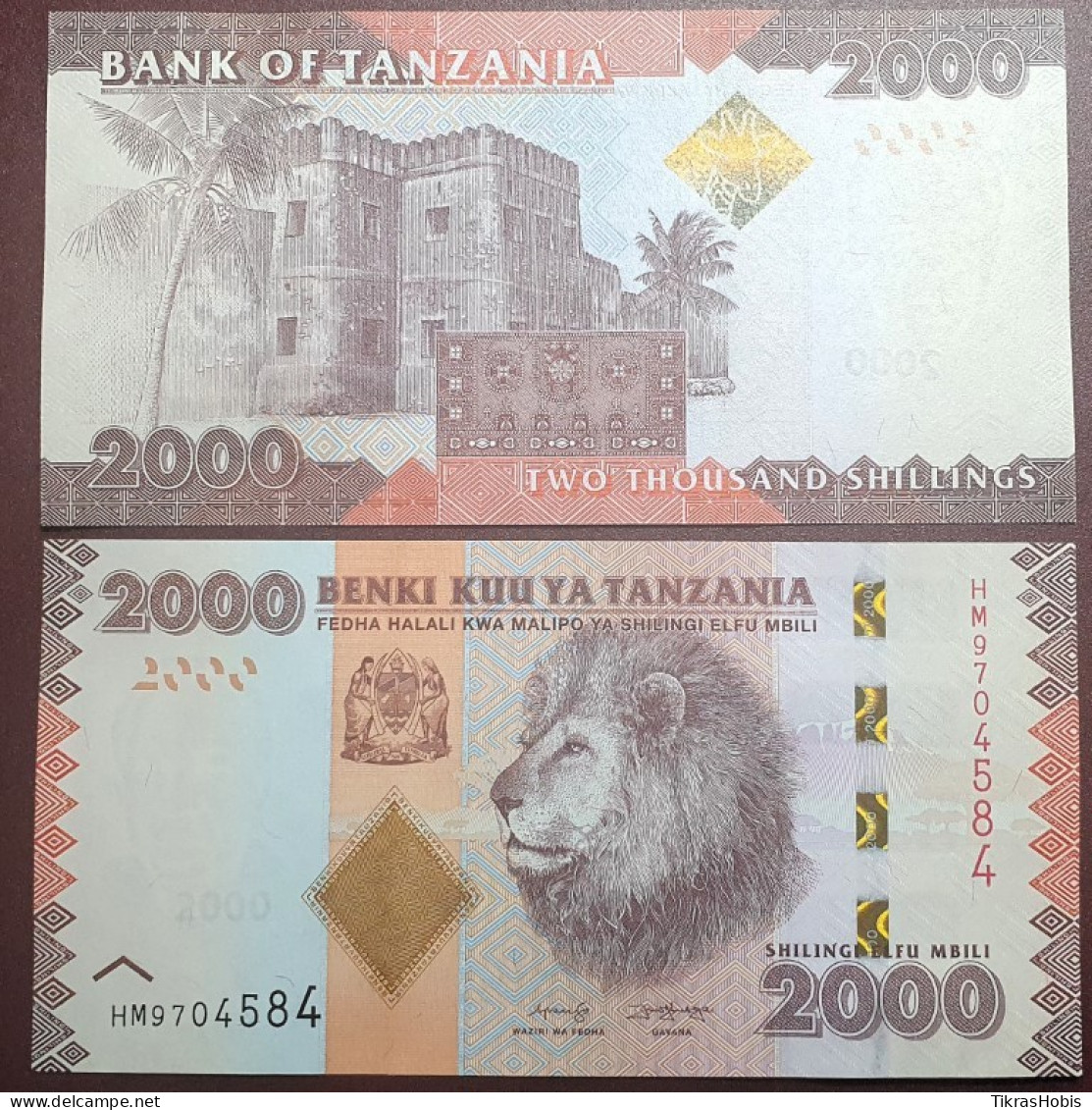Tanzania 2000 Shilling, 2020 P-42C - Tanzanie
