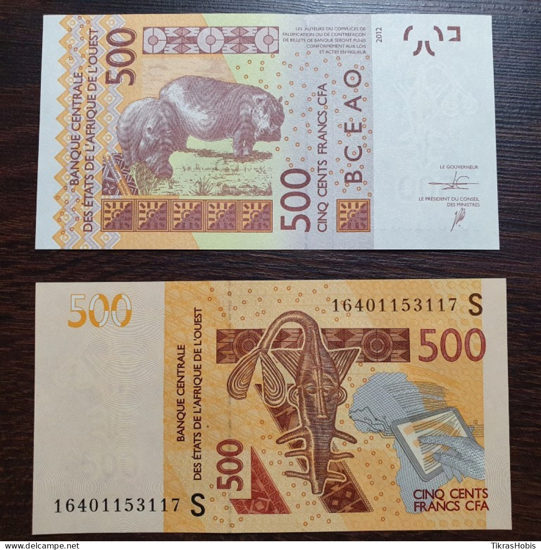 Bisau Guinea 500 Franks, 2016 Western African Walt., P-919se - États D'Afrique De L'Ouest