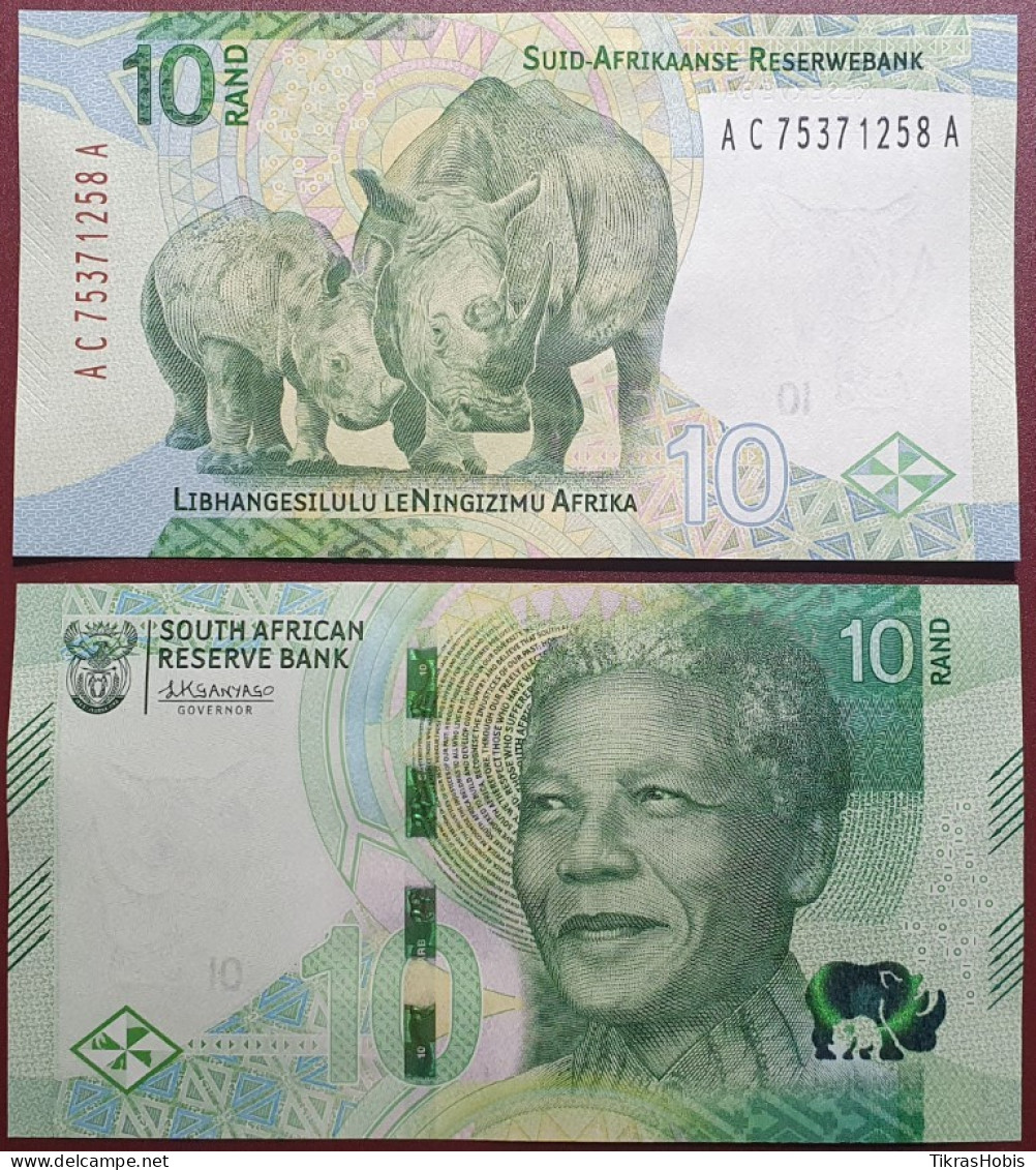 South Africa 10 Rand, 2023 P-148A - Suráfrica