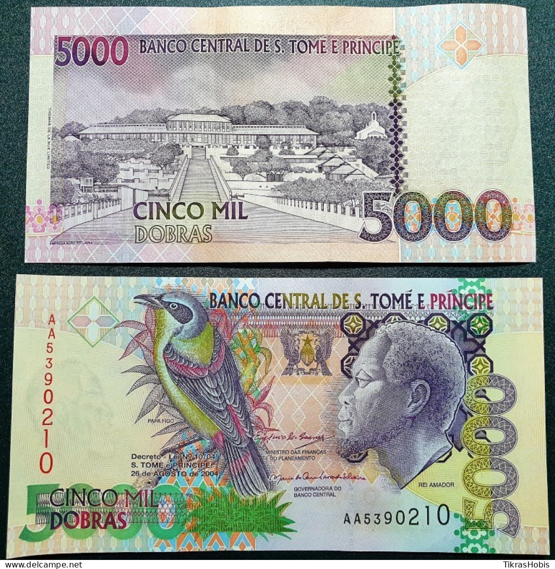 San Tome And Principe 5000 Cloras, 2004 P-65C - San Tomé E Principe