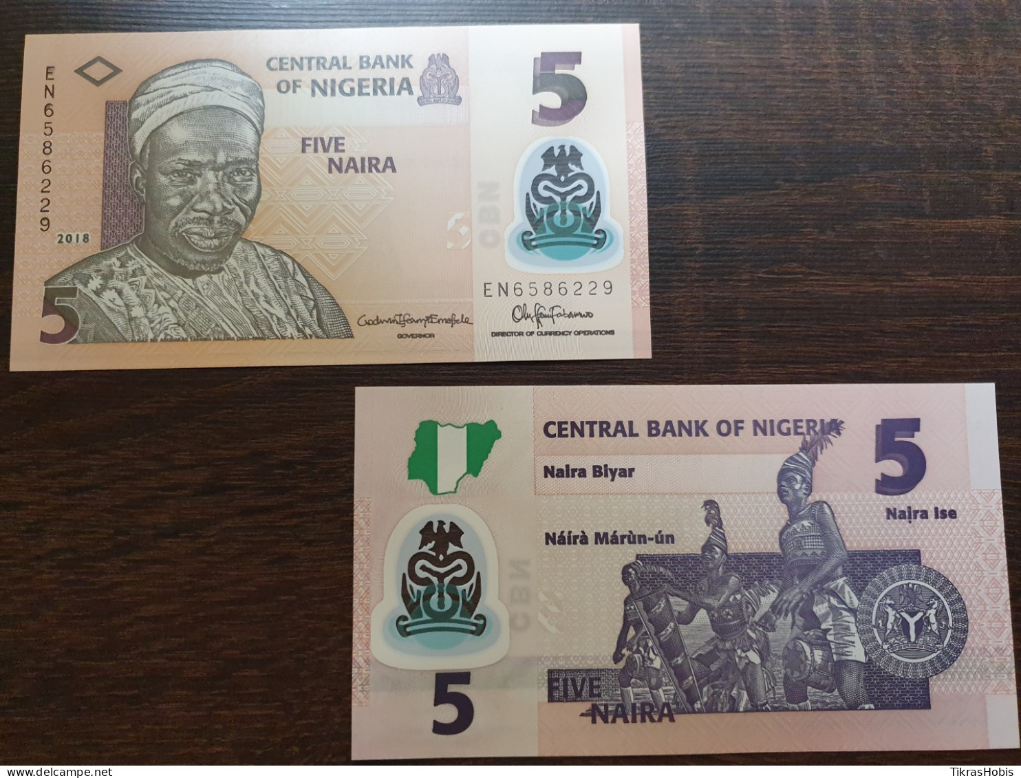 Nigeria 5 Nairios, 2018 P-38I - Nigeria