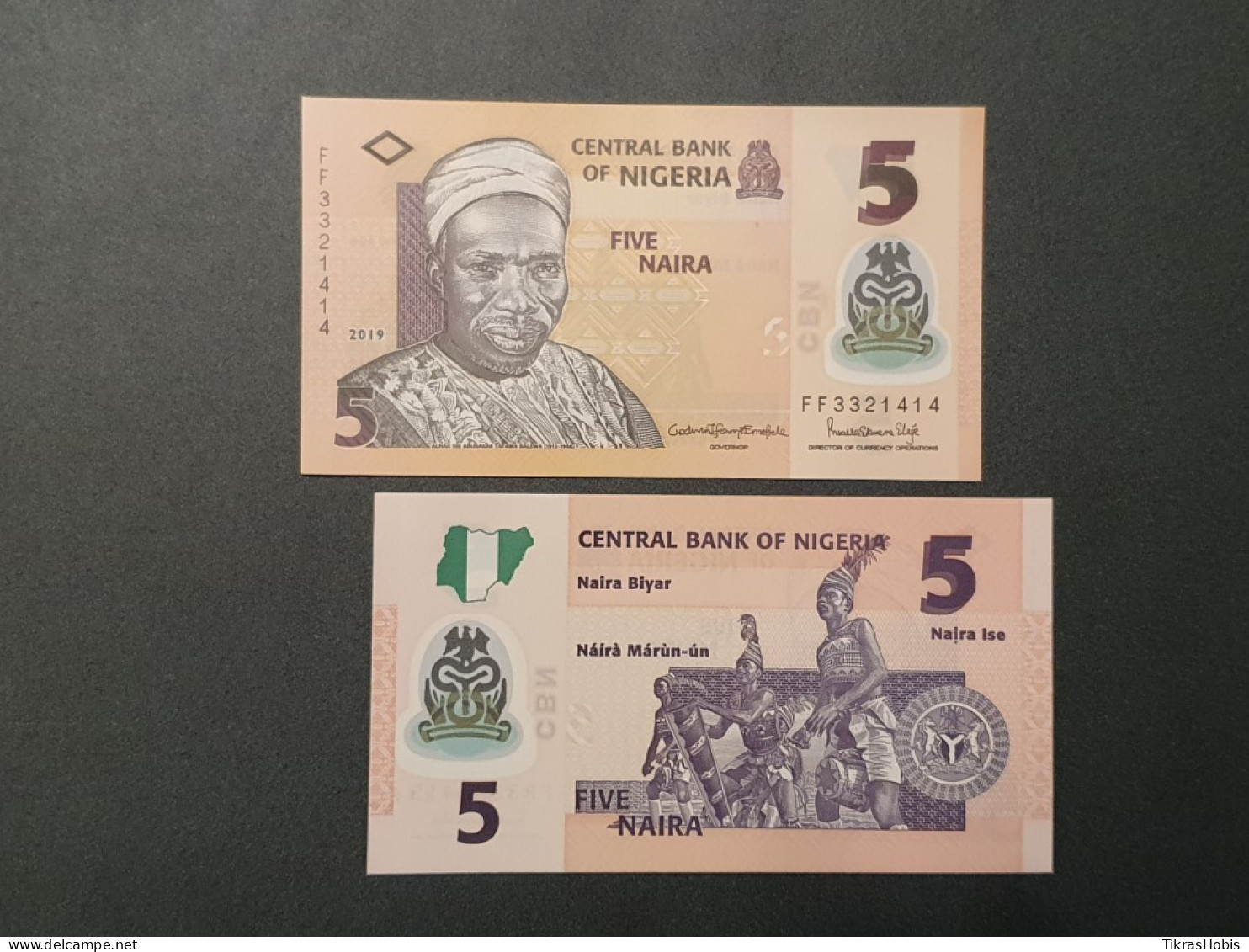 Nigeria 5 Nairios, 2019 P-38J - Nigeria