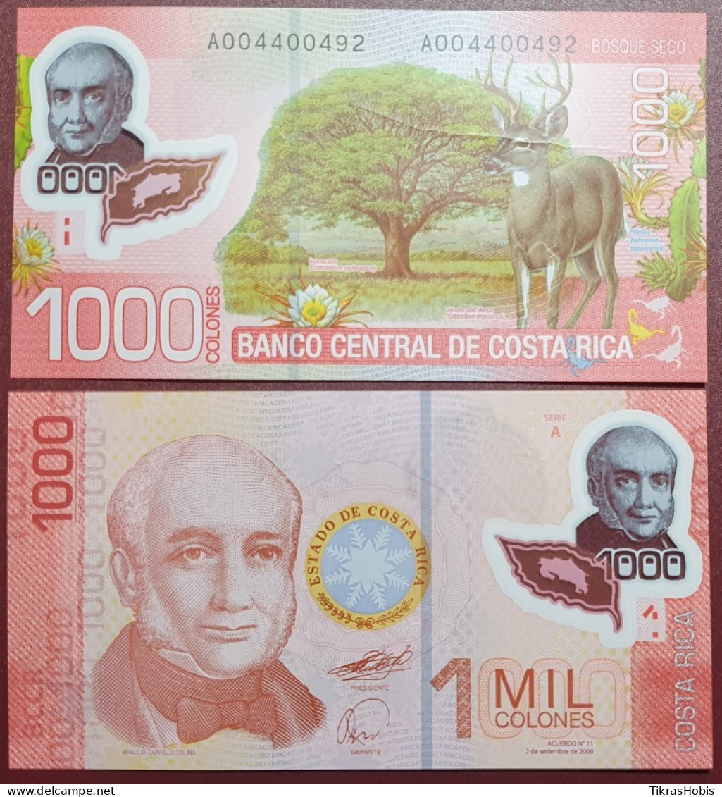 Costa Rika 1000 Colones, 2019 P-280A - Costa Rica