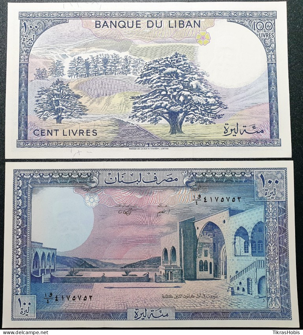 Lebanon 100 Pounds (Livres), 1988 P-66D - Lebanon