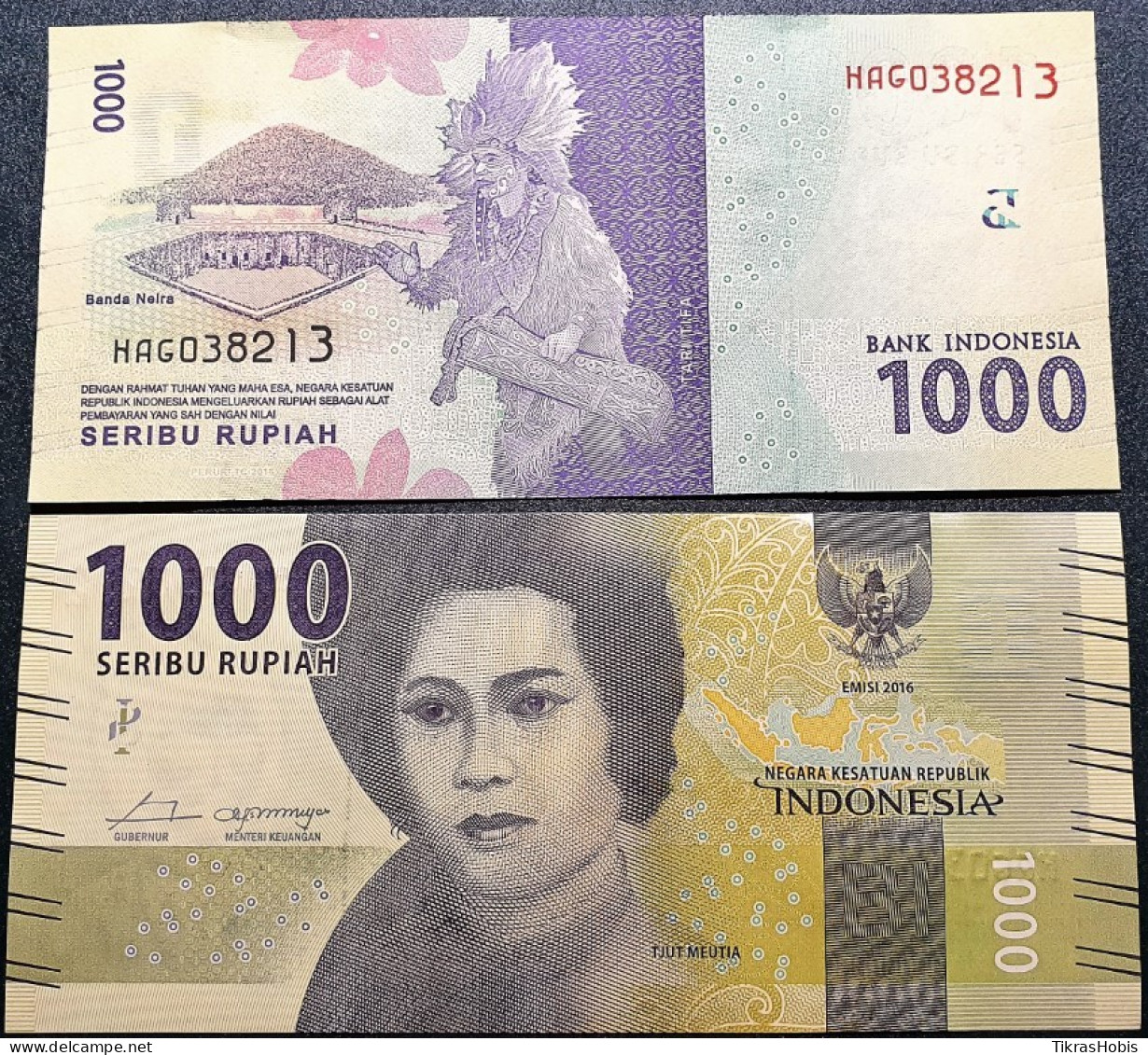 Indonesia 1000 Rupees, 2018 P-154C - Indonesië